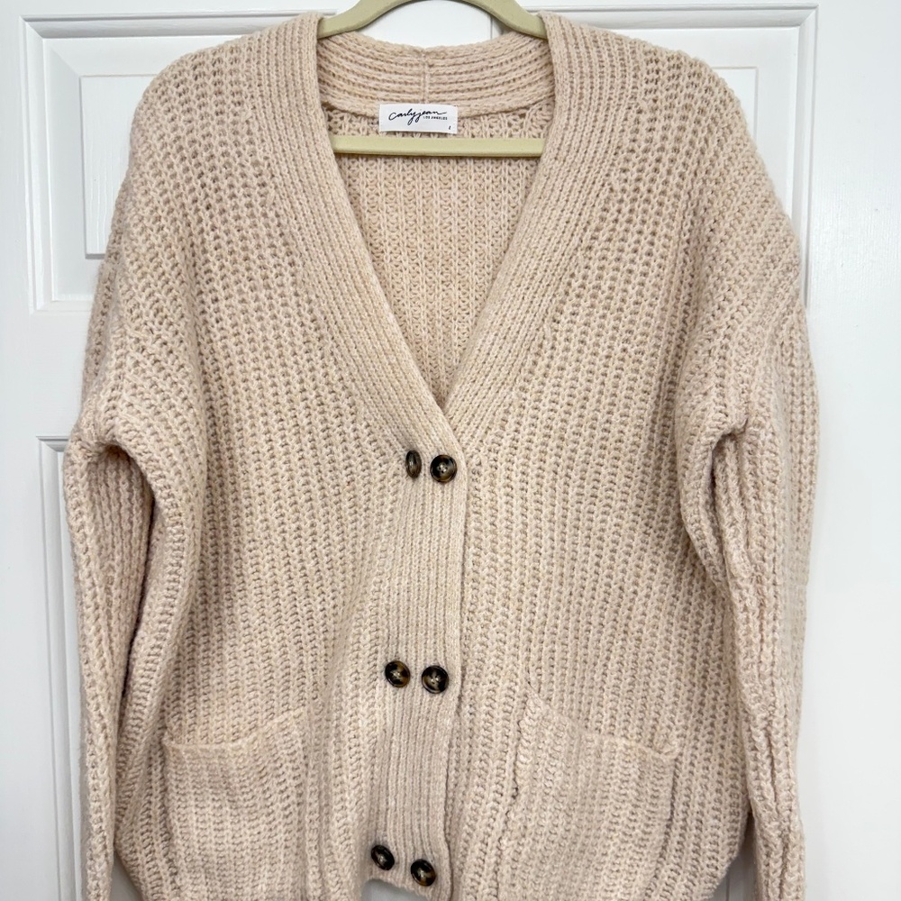 Carly Jean Los Angeles Button Cardigan